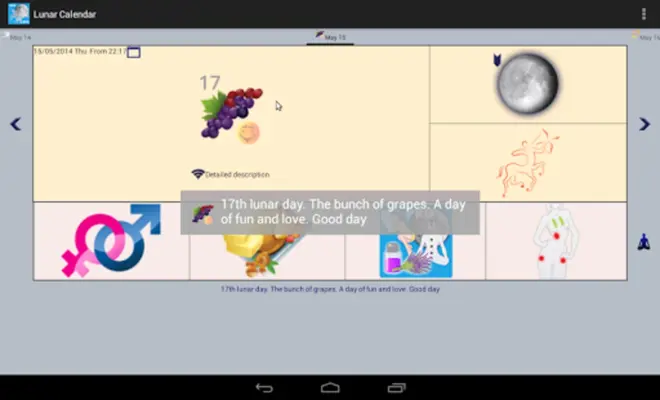 Lunar Calendar android App screenshot 2